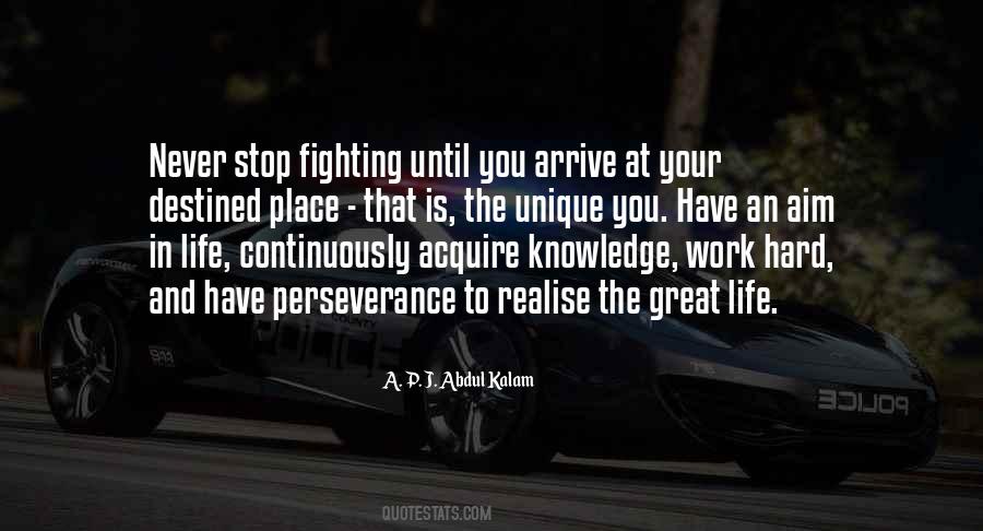 Quotes About Stop Fighting #215146