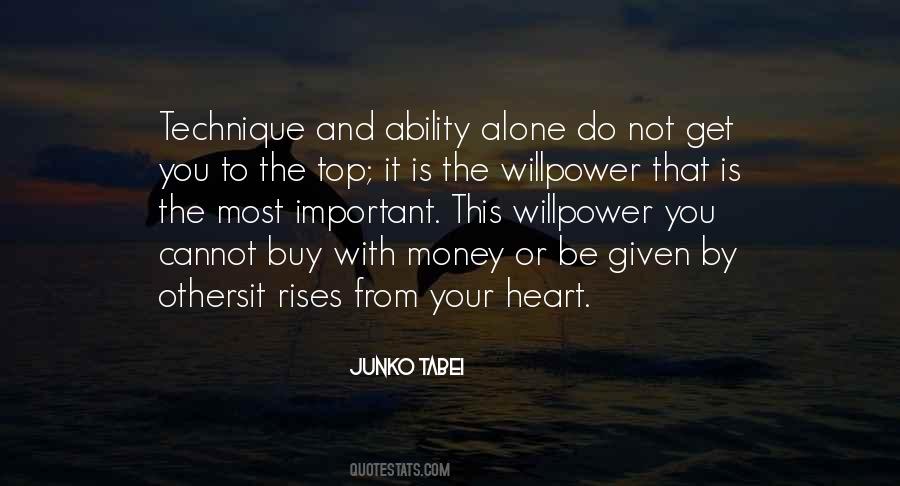 Quotes About Willpower #1397306