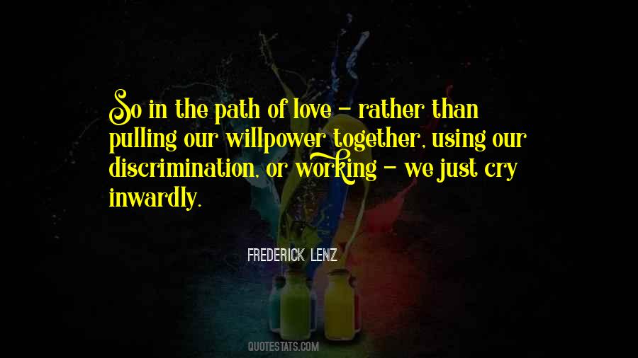 Quotes About Willpower #1429693