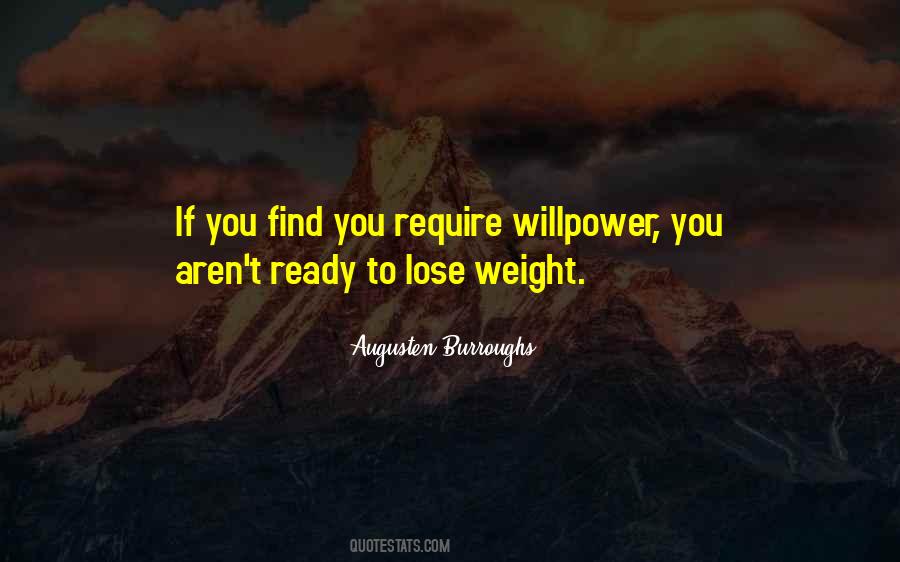 Quotes About Willpower #1669611