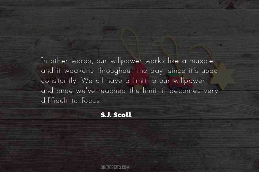 Quotes About Willpower #1809268