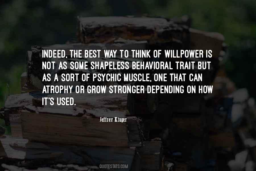 Quotes About Willpower #1818282