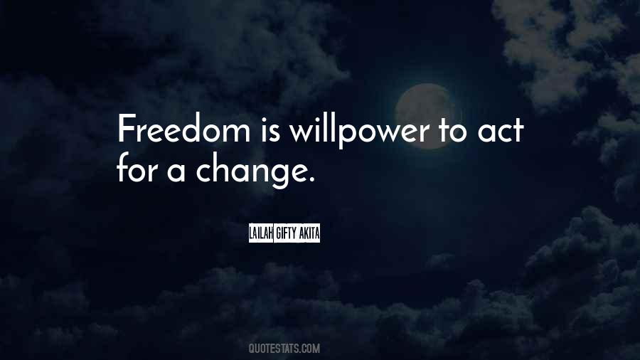 Quotes About Willpower #1875276