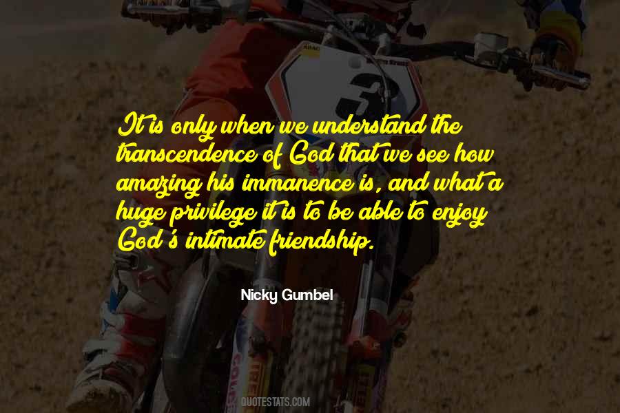 Quotes About God's Friendship #1175548