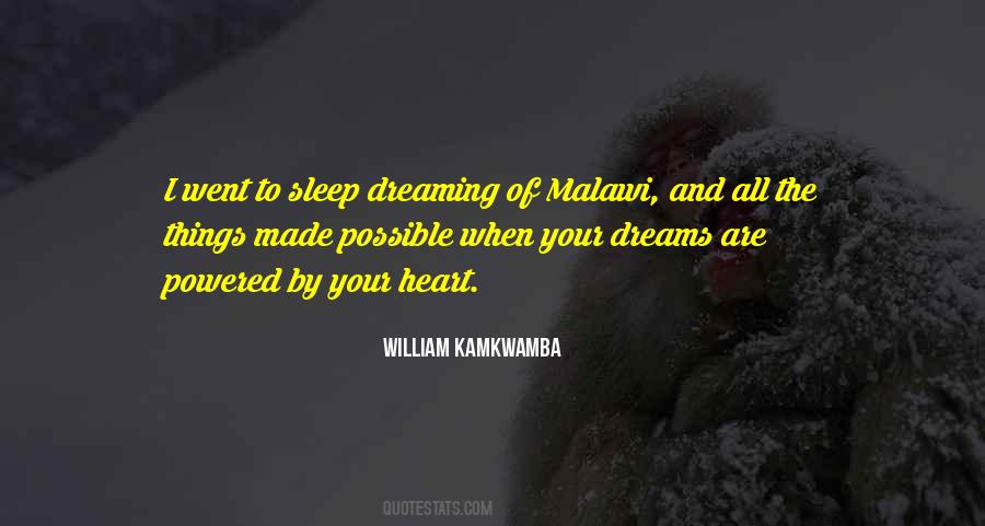 Quotes About Dreaming Sleep #1426388