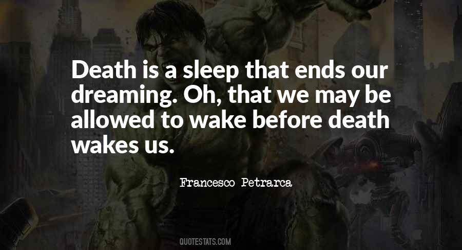 Quotes About Dreaming Sleep #847499