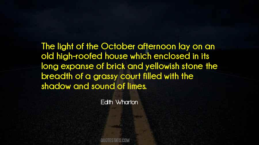 Quotes About Afternoon Light #1323582