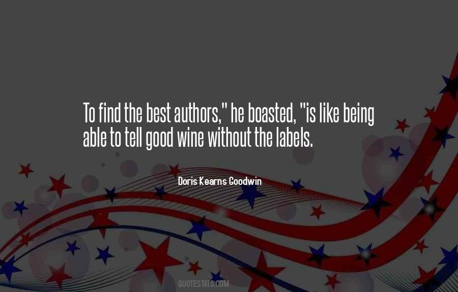 Quotes About Good Wine #1485407