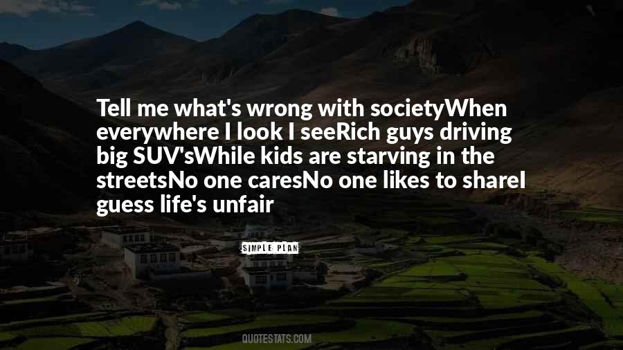 Quotes About Unfair Life #125060
