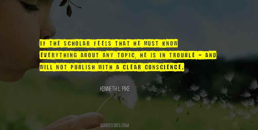 Quotes About Clear Conscience #1334550