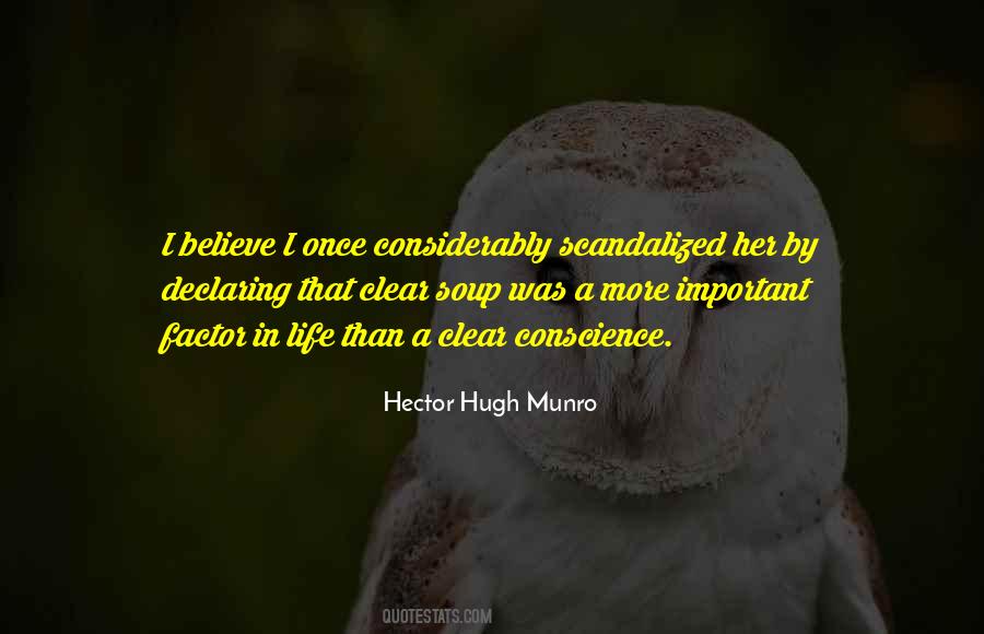 Quotes About Clear Conscience #1730038