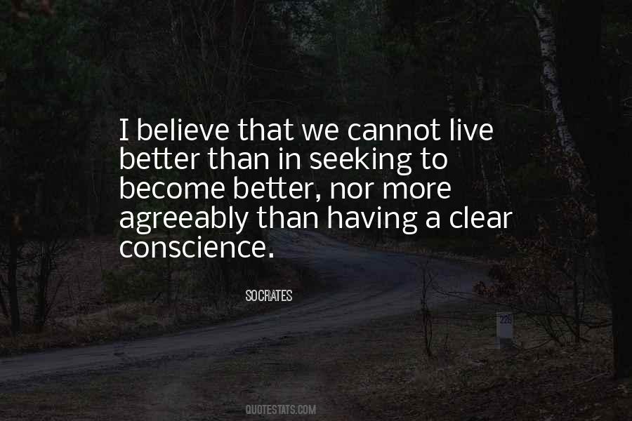 Quotes About Clear Conscience #179193