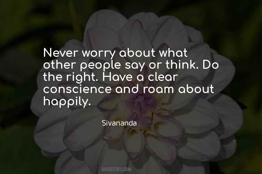 Quotes About Clear Conscience #1824209