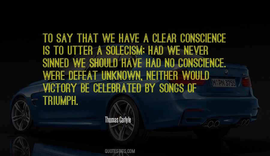 Quotes About Clear Conscience #894102