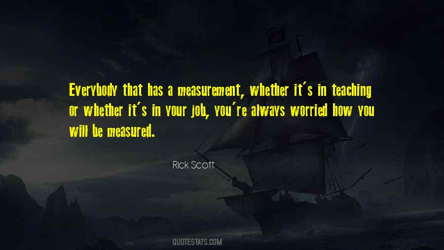 Quotes About Measurement #1677290