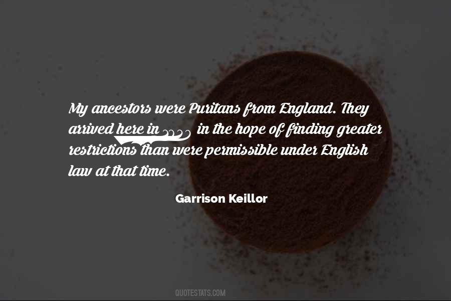 Quotes About Puritans #831618