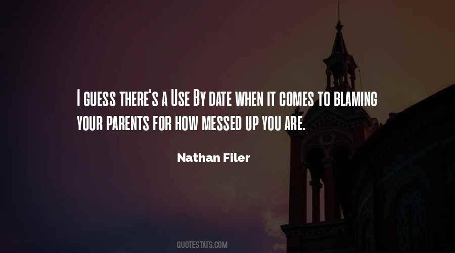 Quotes About Blaming Parents #446285