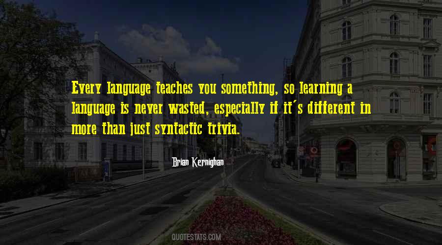 Quotes About Learning A Language #205594