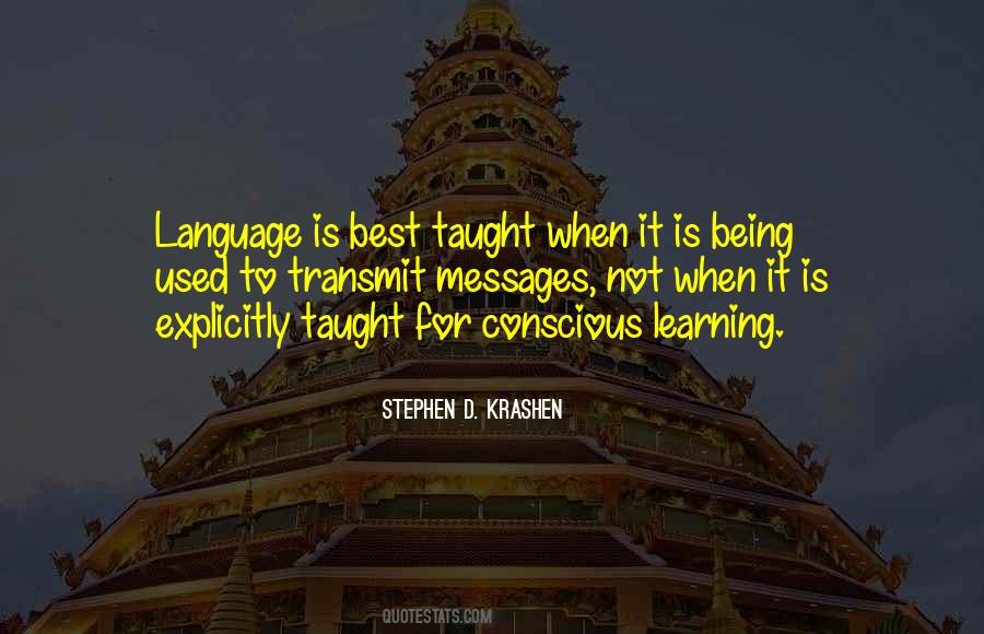 Quotes About Learning A Language #330142