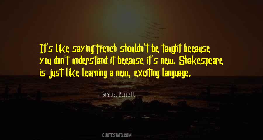 Quotes About Learning A Language #792956