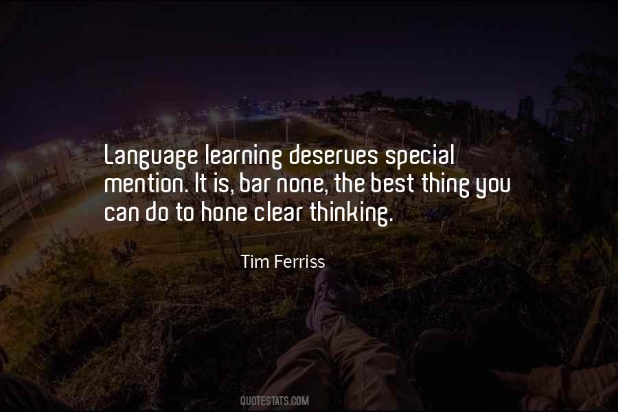 Quotes About Learning A Language #994751 Quotes About Learning A Language #994751