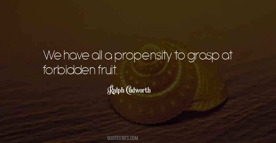 Quotes About Propensity #553125