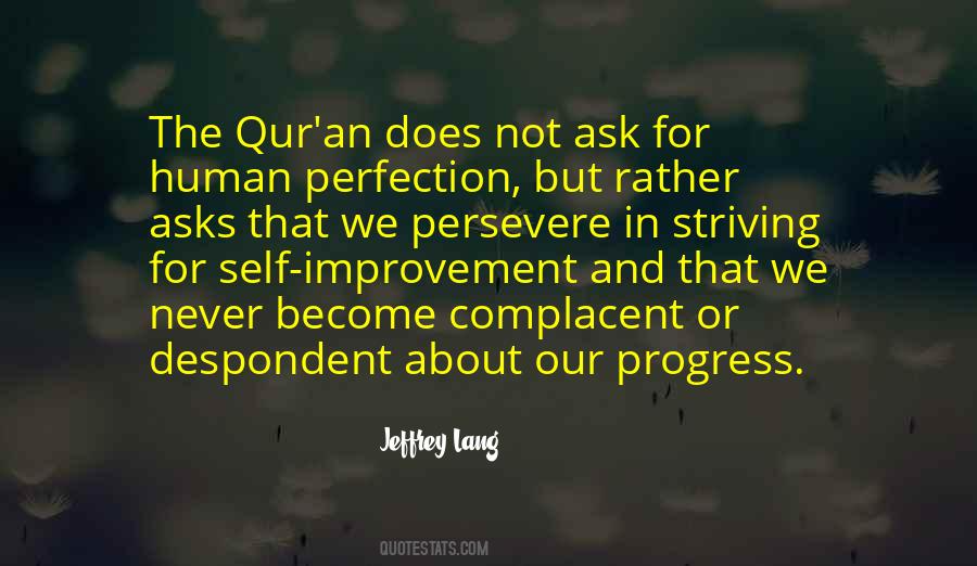 Quotes About Perfection And Progress #820060