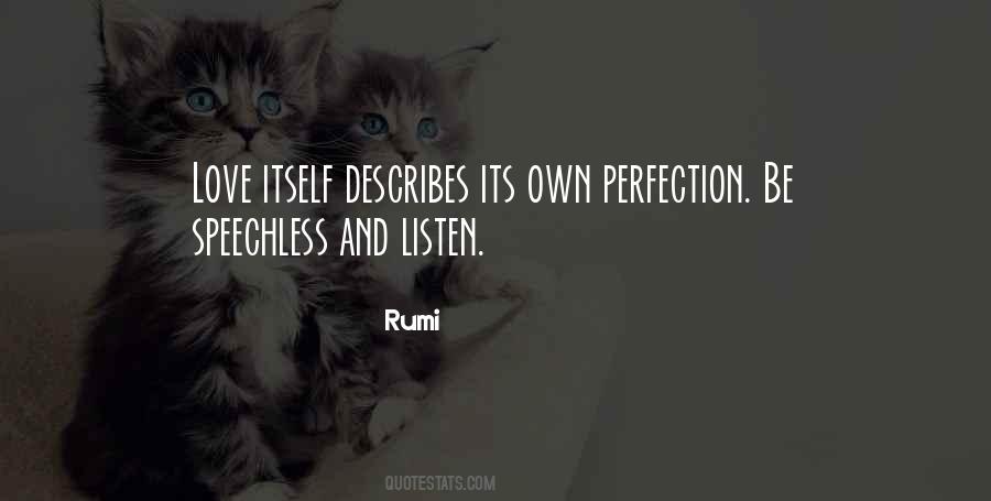 Quotes About Perfection And Love #616522