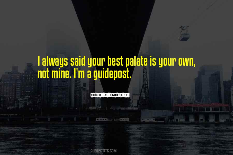 Quotes About Palate #129538