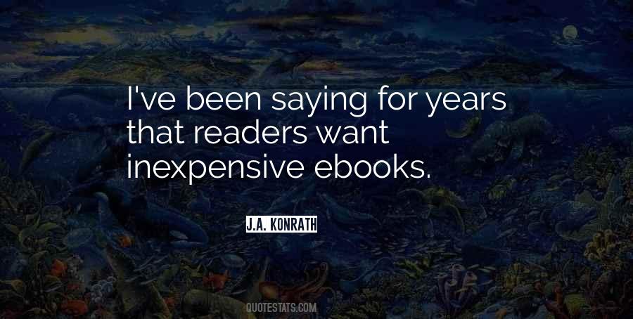 Quotes About Ebooks #1708760