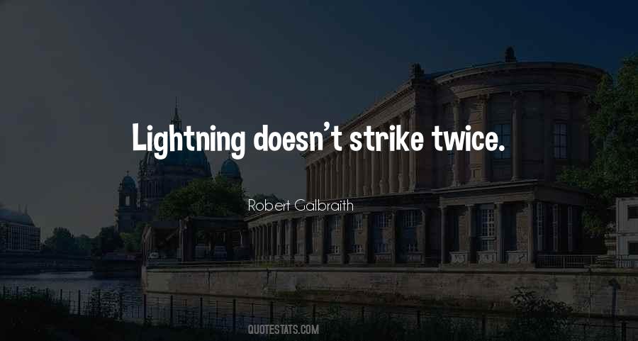 Quotes About Lightning Strike #1129763