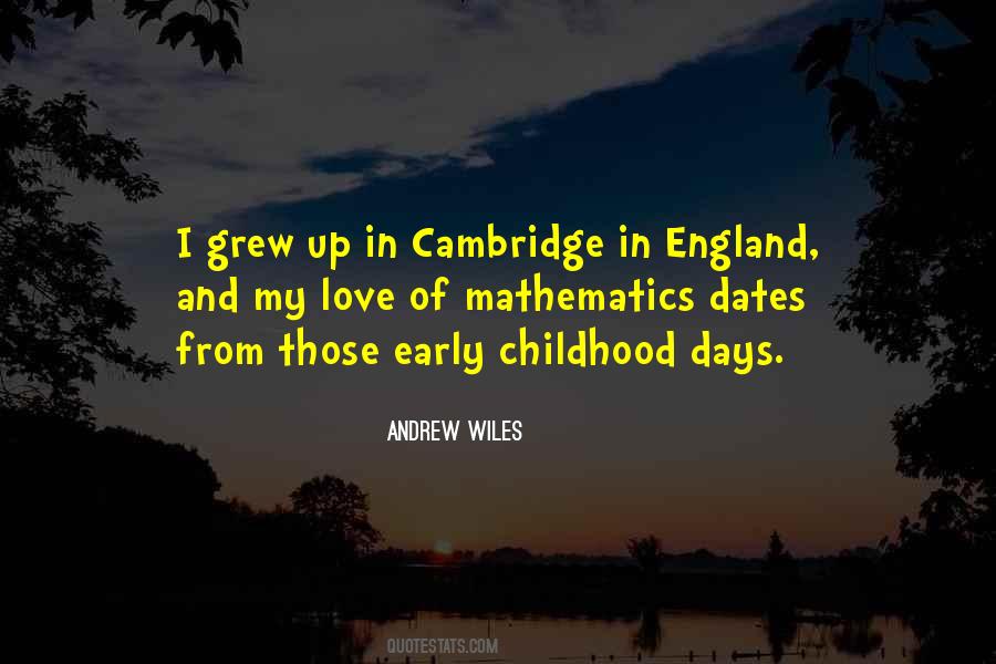 The Days Of Childhood Quotes #604252