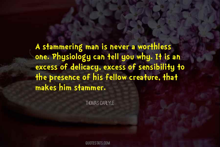 Quotes About Stammering #194981