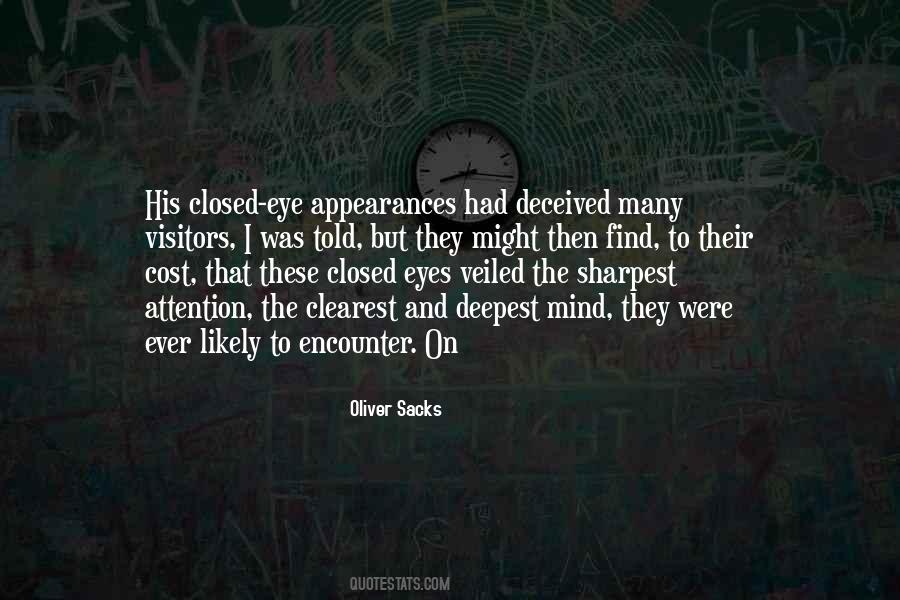 Quotes About Closed Eyes #1287893