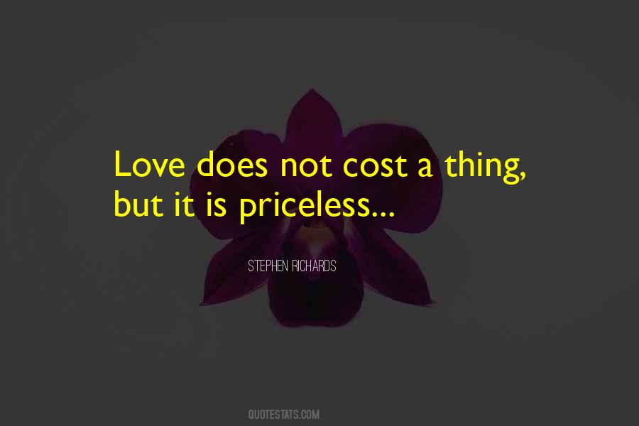 Quotes About Priceless Love #104976