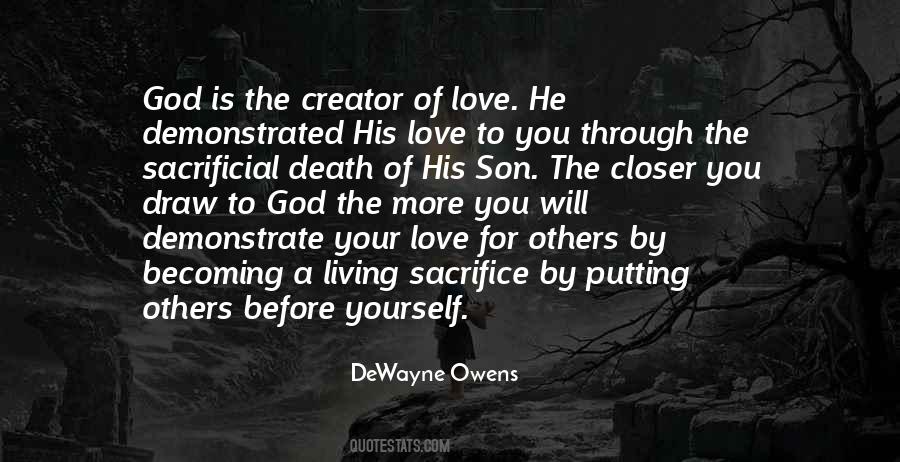 Quotes About Sacrificial Love #1622817