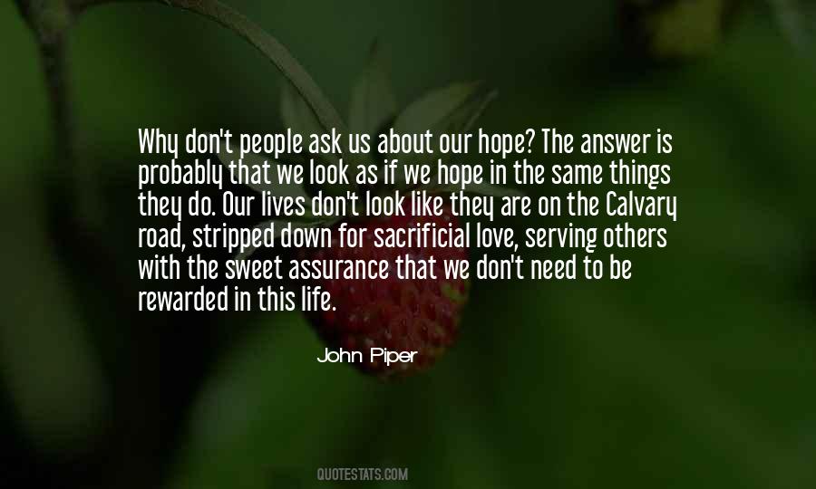 Quotes About Sacrificial Love #944709