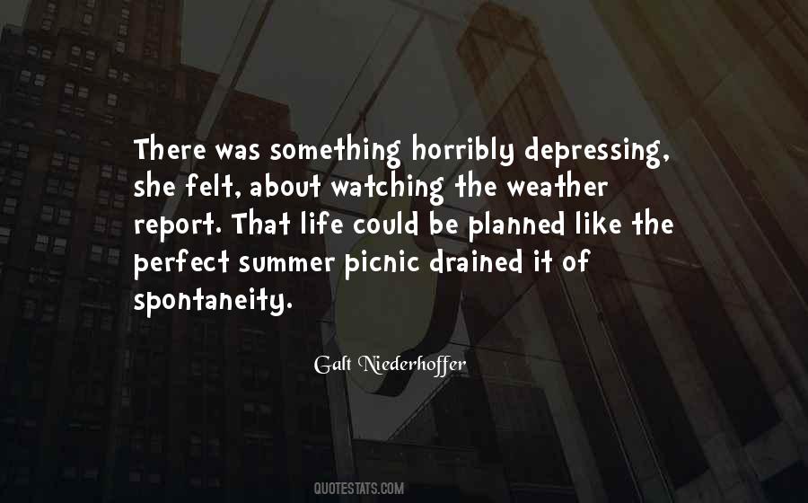 Quotes About Depressing Weather #1490322