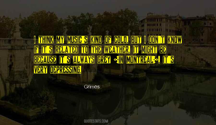 Quotes About Depressing Weather #175167