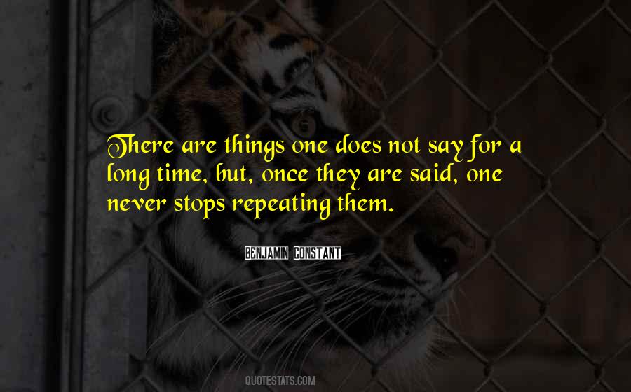 Quotes About Repeating Things #1841214