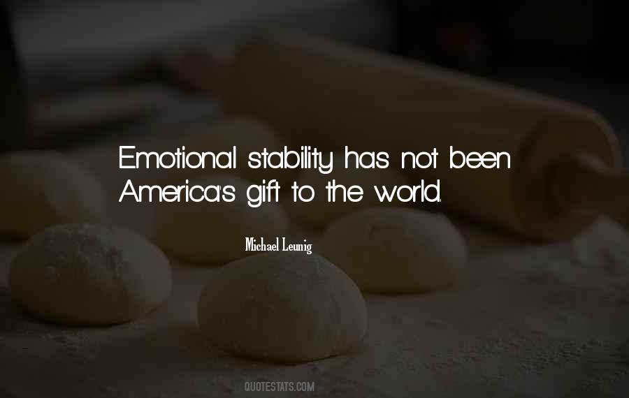 Quotes About Emotional Stability #1646253