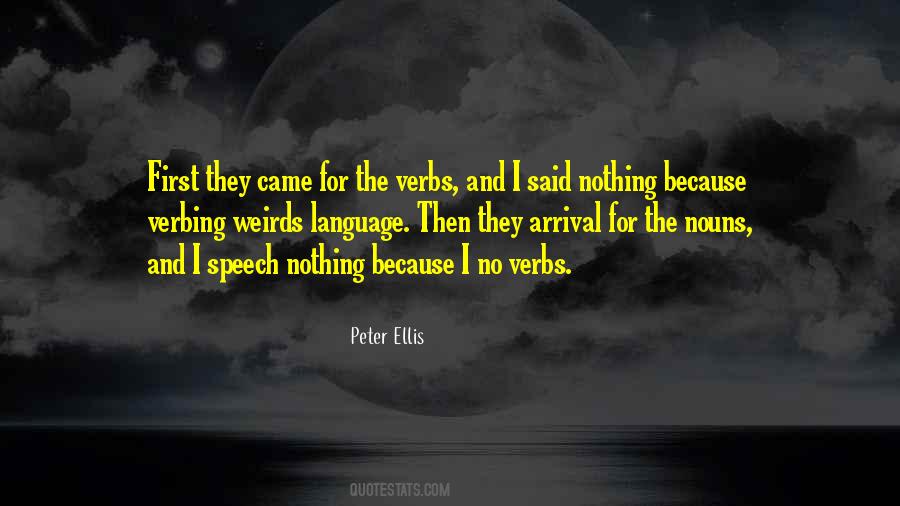 Quotes About Verbs #32234