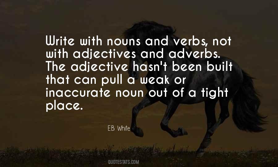 Quotes About Verbs #420767