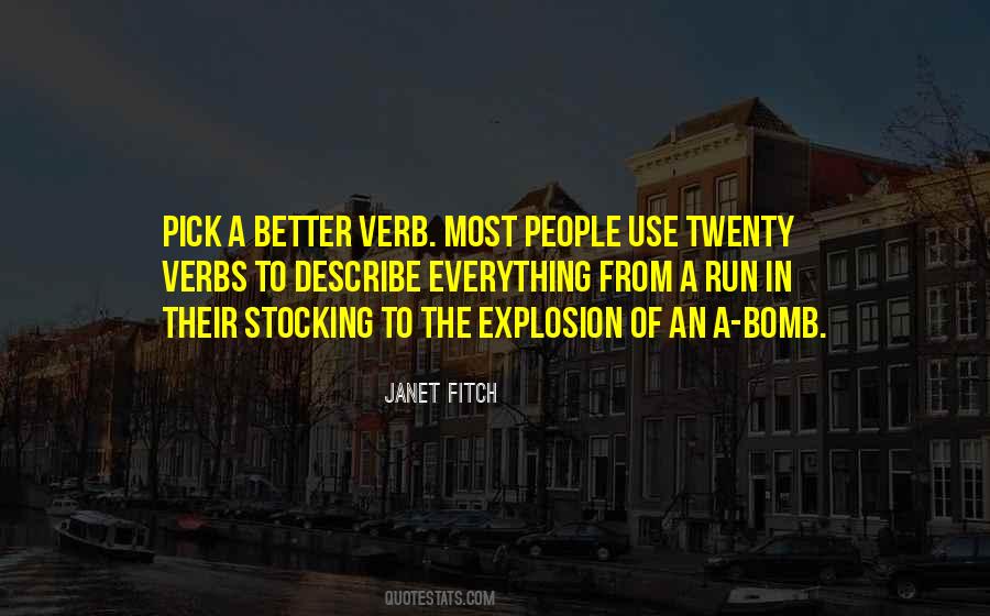 Quotes About Verbs #800596