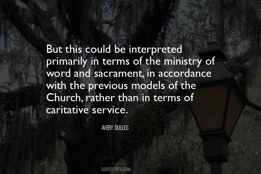 Church Ministry Quotes #164018