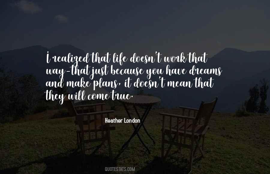 Quotes About Dreams And Plans #297643