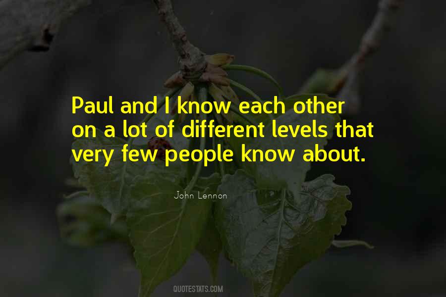 Know Each Other Quotes #1177786