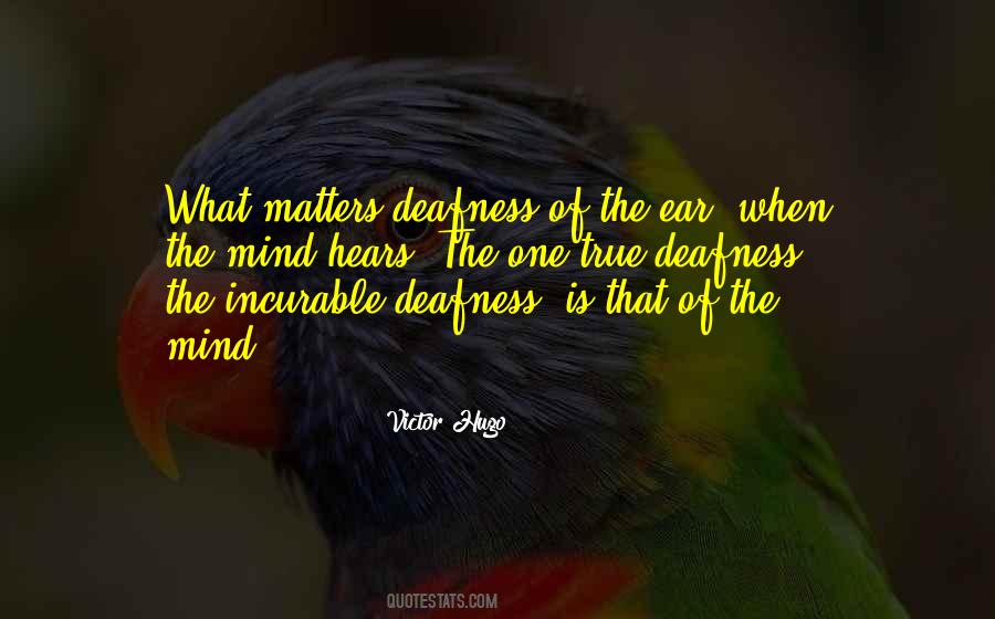 Quotes About Deafness #74604