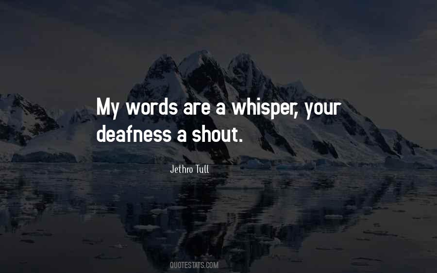 Quotes About Deafness #87393