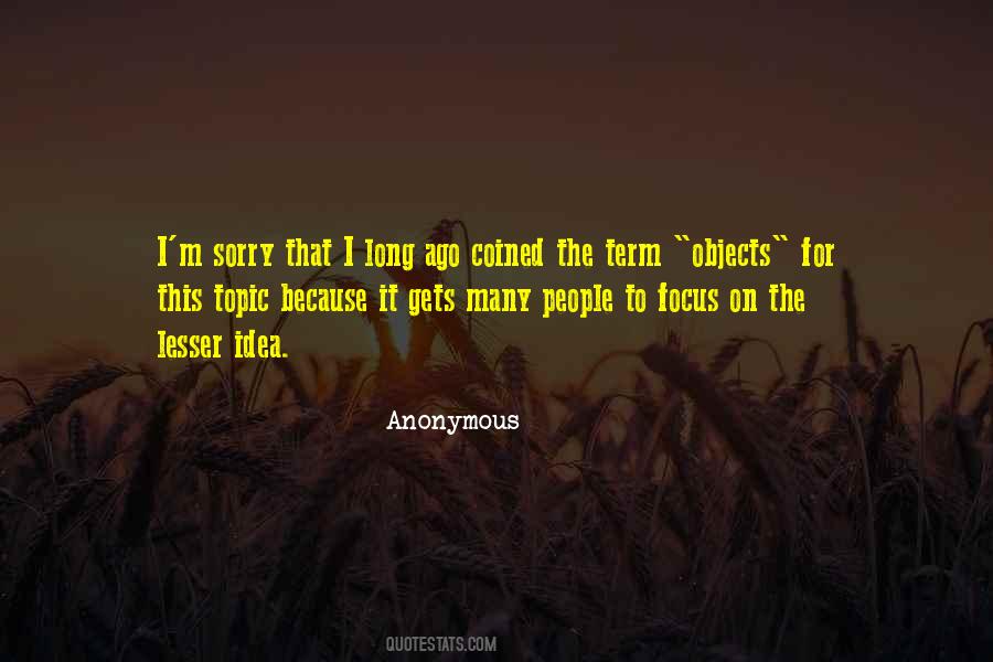 Quotes About Objects #1637506